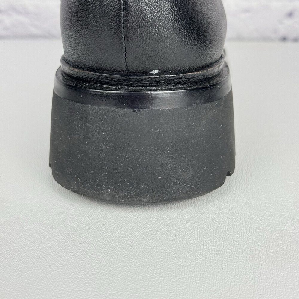 AMPUTEE ONE 1 SINGLE RIGHT Vince Rune Water Repellant Black Leather Knee Boot 9 - Picture 9 of 14